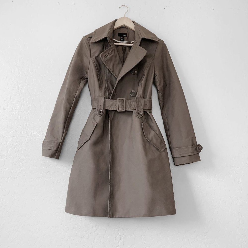 H&M Brown Trench Coat